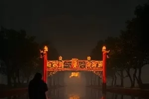 科幻片《苔原信号》雪原雷达站远景